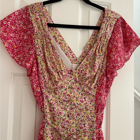 Cinq a Sept | Jessica Midi Floral Spring Summer Dress Size 8 - Picture 3 of 7